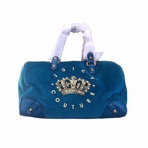 Juicy Couture velour medium duffel bag NWT
